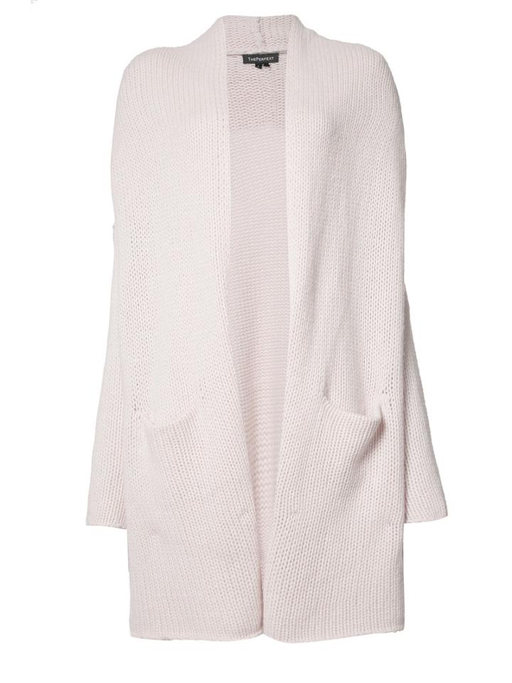 Theperfext Draped Cardigan, Women's, Size: Small, Nude/neutrals, Cashmere