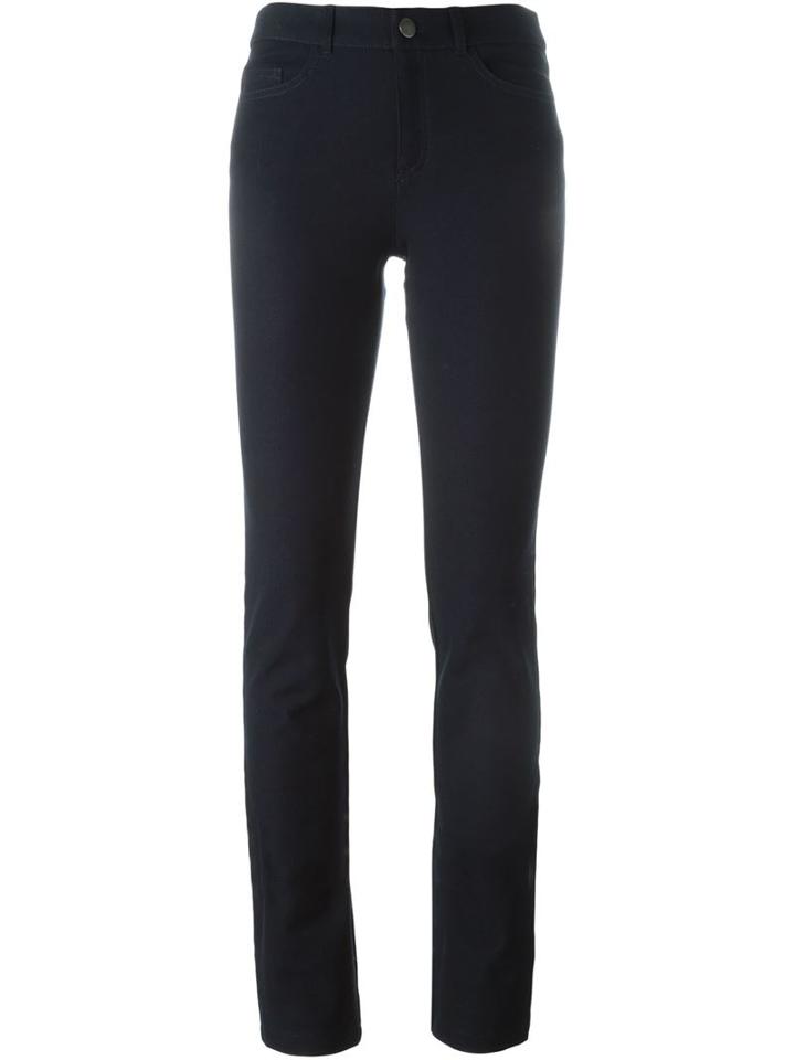 Joseph Skinny Trousers, Women's, Size: 34, Blue, Viscose/acetate/cotton/polyester