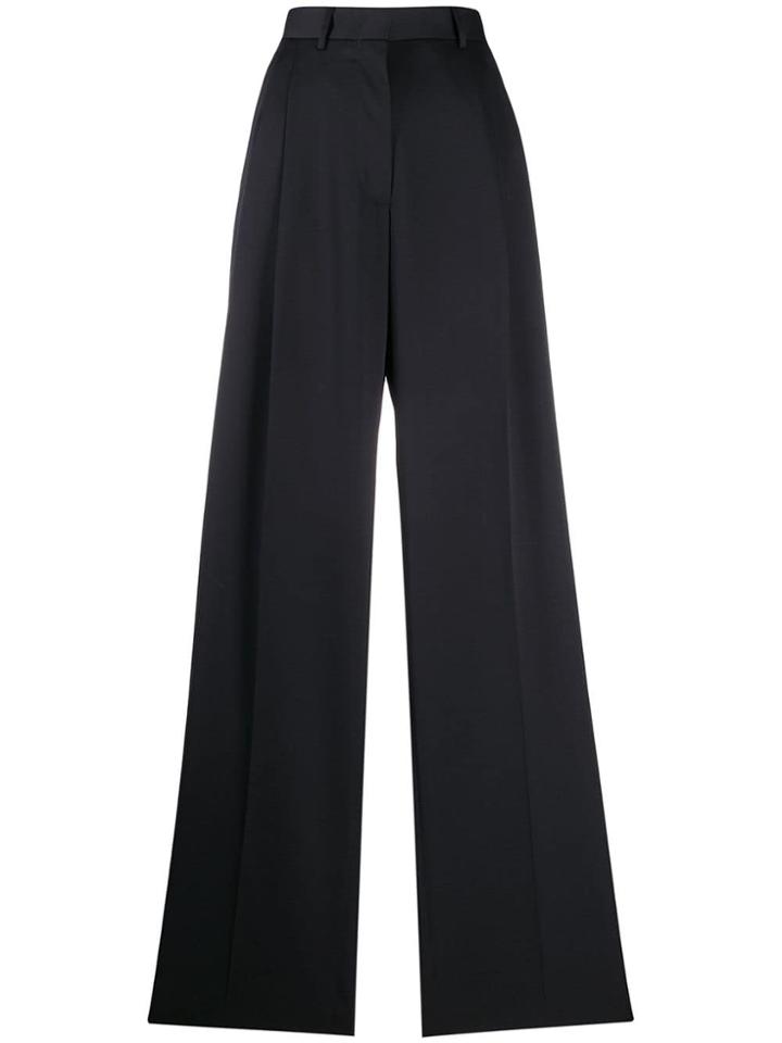 Loewe Wide-leg Pleated Trouser - Black