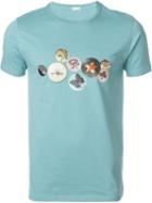 Paul Smith Jeans 'button Badge' Print T-shirt