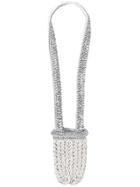 Sunnei Knitted Shoulder Bag - White