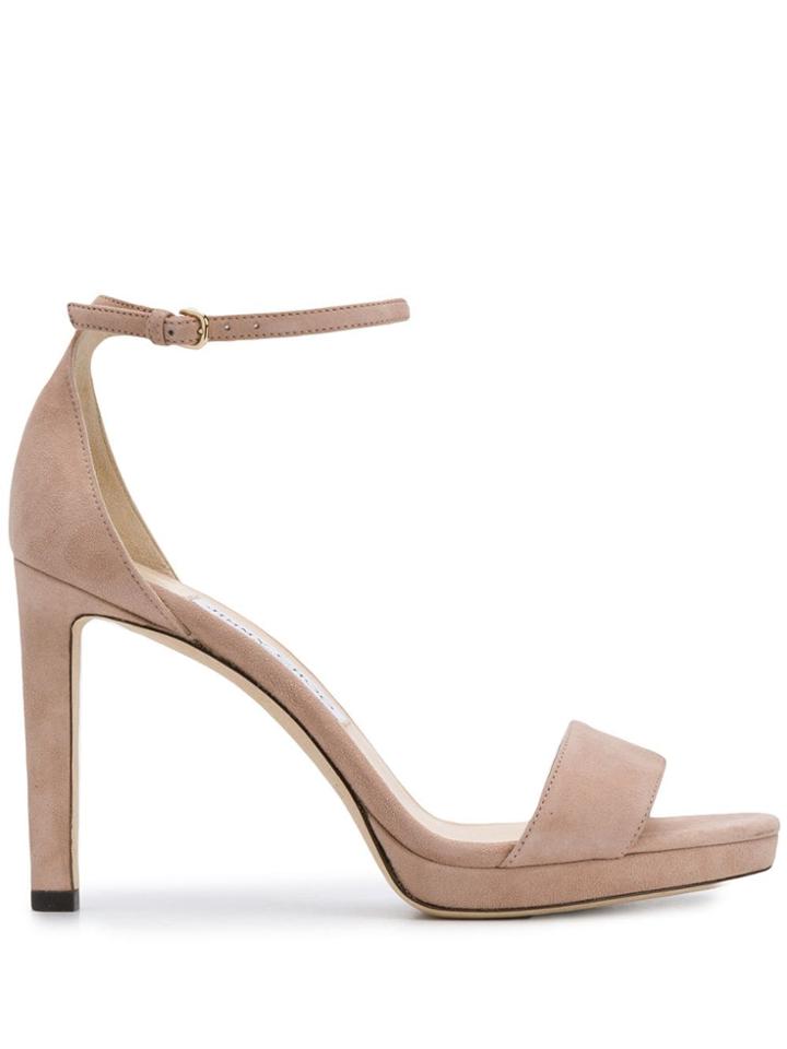 Jimmy Choo Misty 120mm Sandals - Neutrals