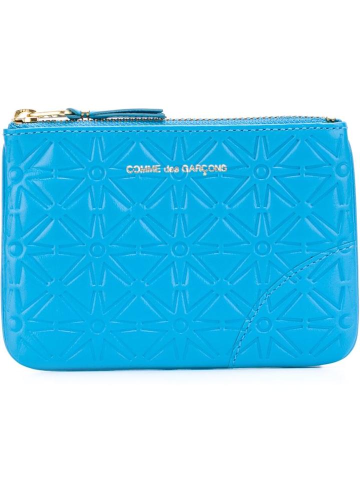 Comme Des Garcons Wallet 'colour Embossed A' Coin Purse