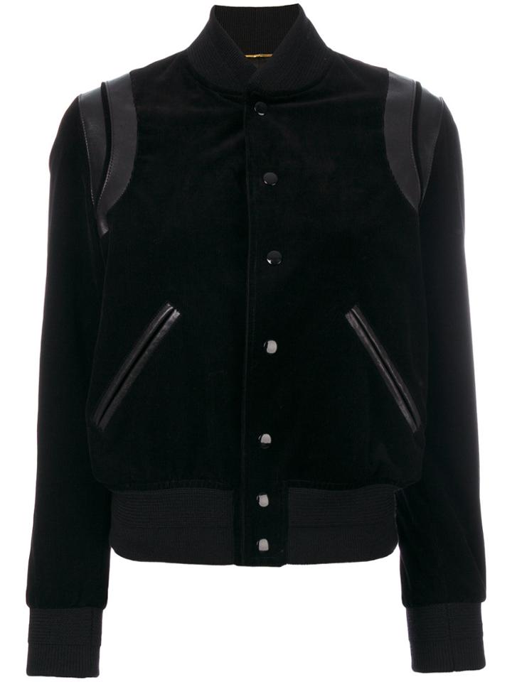 Saint Laurent Classic Bomber Jacket - Black