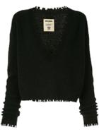 Uma Wang Cropped Sweater - Black