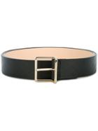 Paul Smith Gold-tone Hardware Belt, Men's, Size: 85, Black, Calf Leather/brass