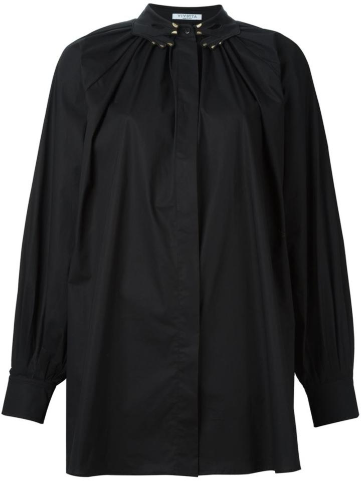 Vivetta Collar Detail Ruffled Shirt