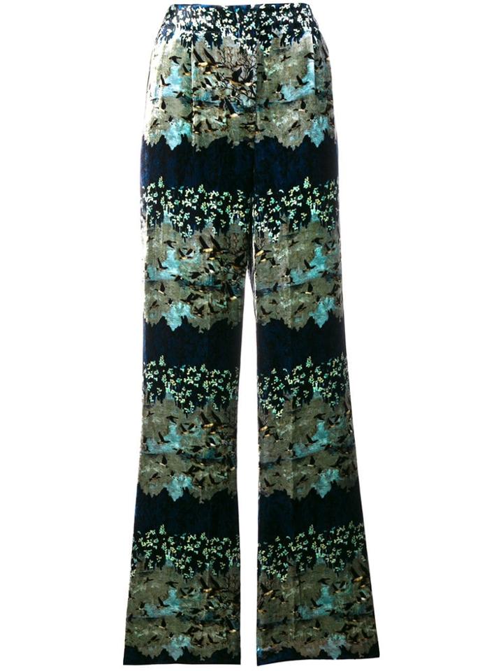 Ailanto High Rise Palazzo Trousers - Green