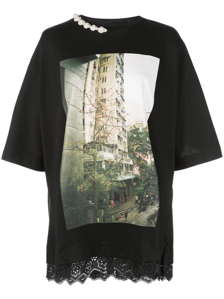 Simone Rocha Photo Print T-shirt - Black