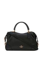 Coach Logo Plaque Mini Tote Bag - Black