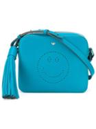 Anya Hindmarch 'smiley' Crossbody Bag, Women's, Blue