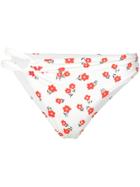 Self-portrait Floral Bikini Bottoms - Neutrals
