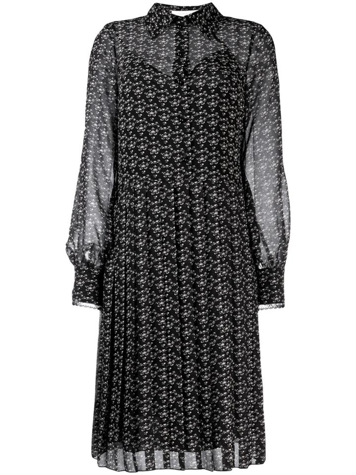 See By Chloé Printed Shirt Dress - Black
