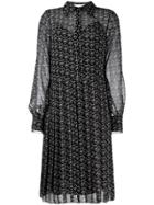 See By Chloé Printed Shirt Dress - Black