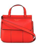 Tory Burch - Block T Mini Tote - Women - Leather - One Size, Women's, Yellow/orange, Leather