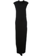 Rick Owens Drkshdw Sleeveless Bonnie Dress, Women's, Size: S, Black, Cotton