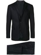 Tagliatore Pinstriped Suit - Blue