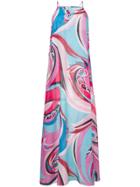 Emilio Pucci Printed Maxi Dress - Blue