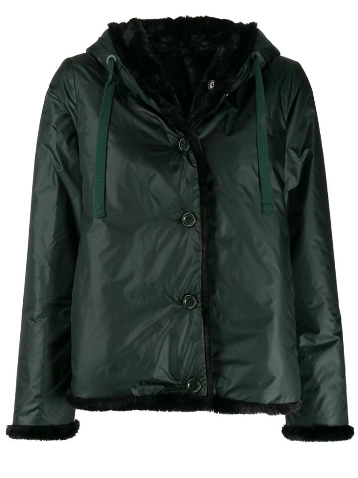 Aspesi Padded Hooded Jacket - Green