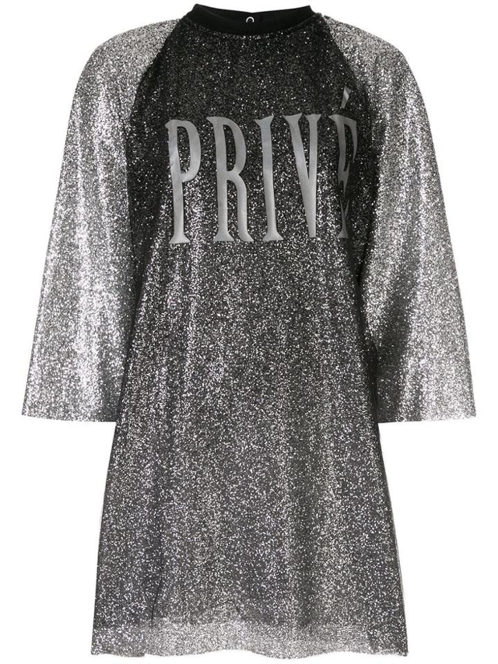 Pony Stone Logo Oversized T-shirt - Black
