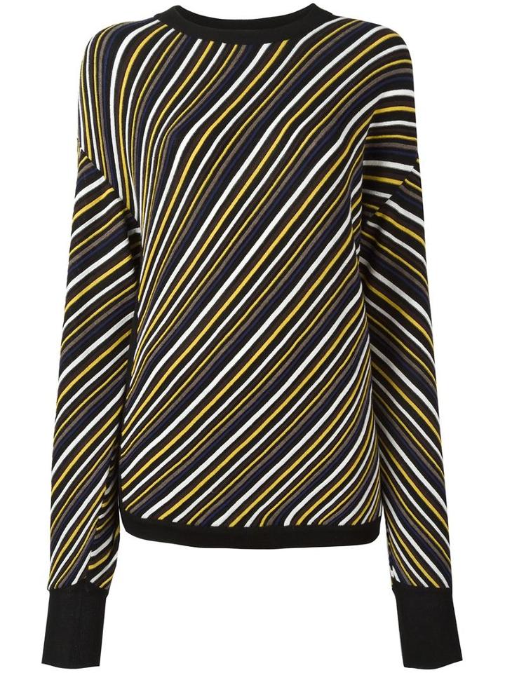 Aalto Diagonal Stripe Jumper, Size: 36, Wool