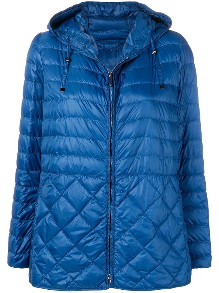 Max Mara Zipped Padded Jacket - Blue