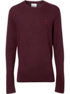 Burberry Cashmere Monogram Motif Sweater - Red