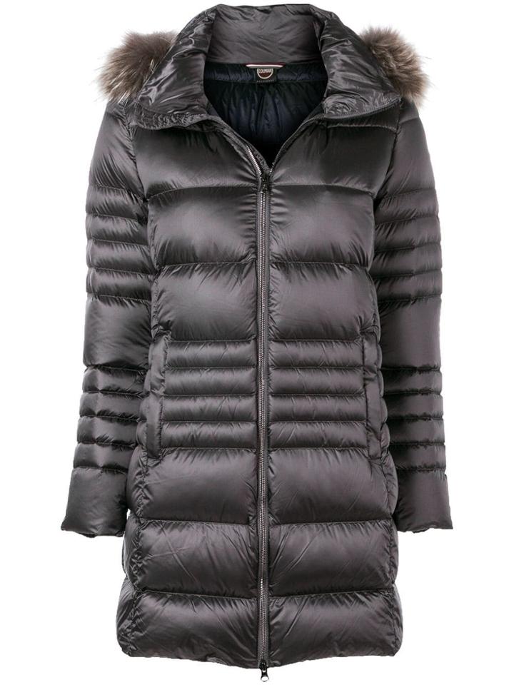 Colmar Fur Trimmed Puffer Jacket - Blue