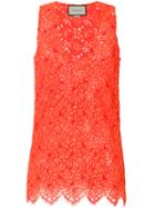 Gucci V-neck Floral Blouse - Yellow & Orange