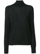 Zanone Roll Neck Sweater - Black