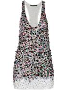 Haider Ackermann - Beaded Vest Top - Women - Silk/cotton/spandex/elastane - S, Black, Silk/cotton/spandex/elastane