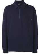 Ps Paul Smith Zipped Sweatshirt - Blue