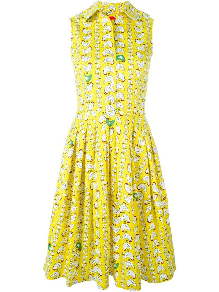 Ultràchic Hen Print Flare Dress