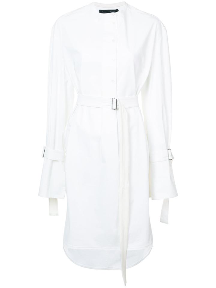 Proenza Schouler Long Sleeve Cotton Button Down - White