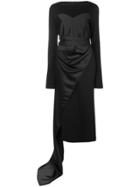 Maison Margiela Asymmetric Layered Dress - Black