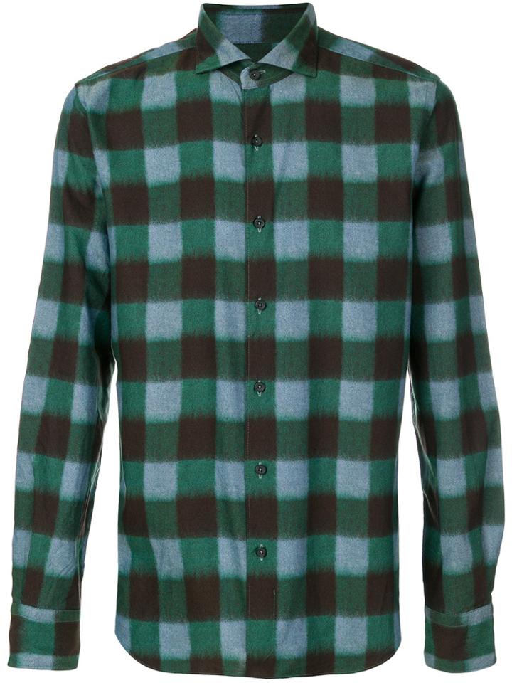 Xacus Checked Shirt - Green