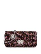 Miu Miu Lamé Jacquard Bag With Embellishments - Pink
