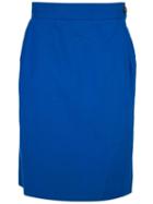 Yves Saint Laurent Pre-owned Straight Fit Skirt - Blue