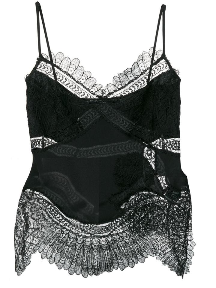 Ermanno Scervino Crepe De Chine Top - Black
