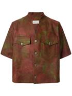 Necessity Sense Cardigan Shirt Jacket - Red