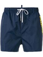 Dsquared2 Side Logo Swim Shorts - Blue