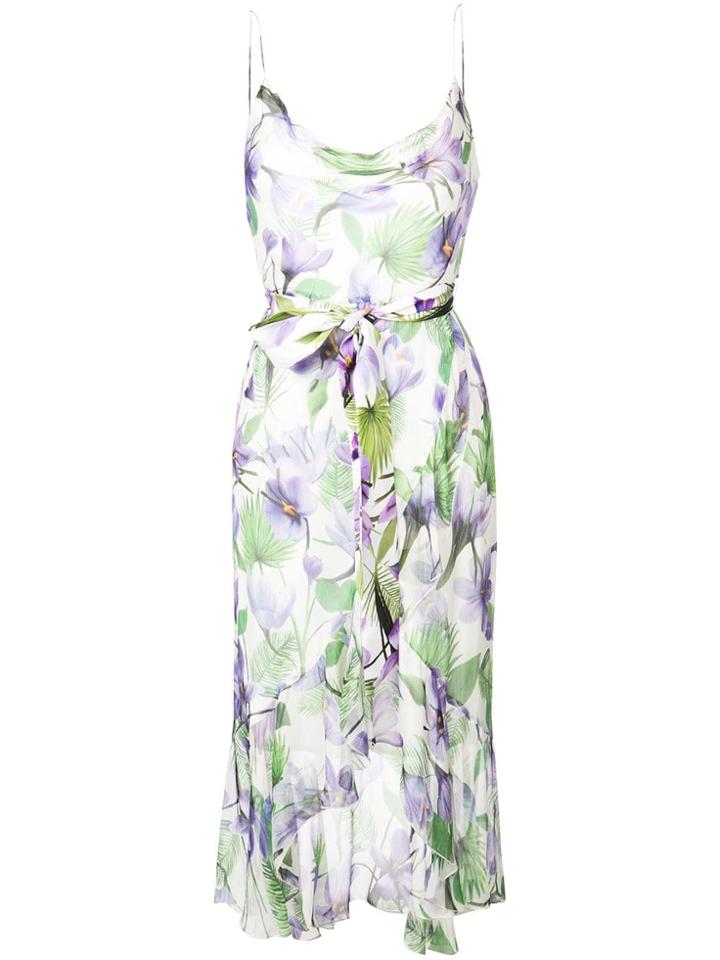 Alice+olivia Tevi Floral Print Dress - Purple