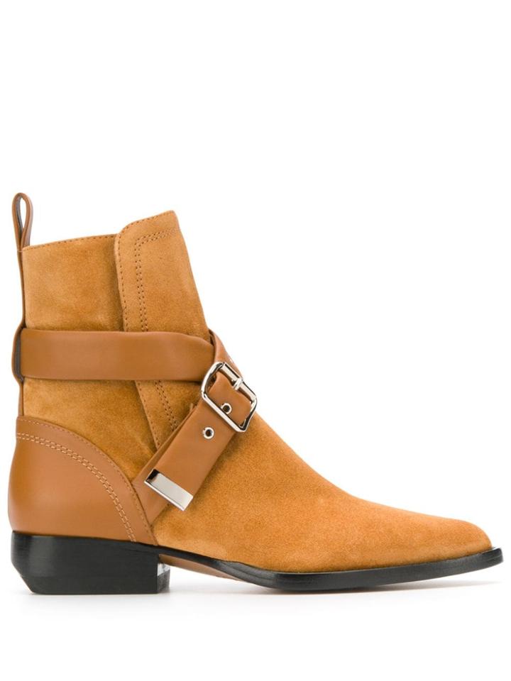 Chloé Rylee Buckle Boots - Brown