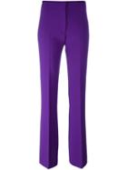 Victoria Victoria Beckham Tailored Trousers, Women's, Size: 10, Pink/purple, Nylon/spandex/elastane/virgin Wool