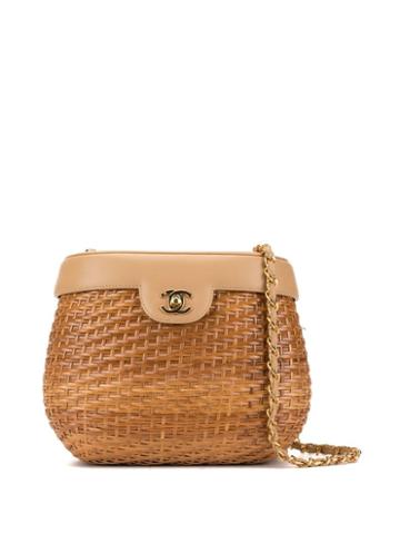 Chanel Pre-owned Basket Cc Shoulder Bag - Brown