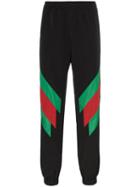 Gucci Web Stripe Sweat Pants - Black