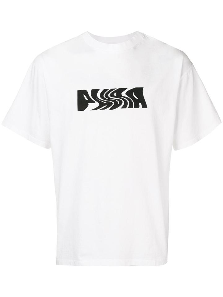 Paura Logo Round Neck T-shirt - White