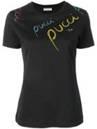 Emilio Pucci Pucci Embellished T-shirt - Black