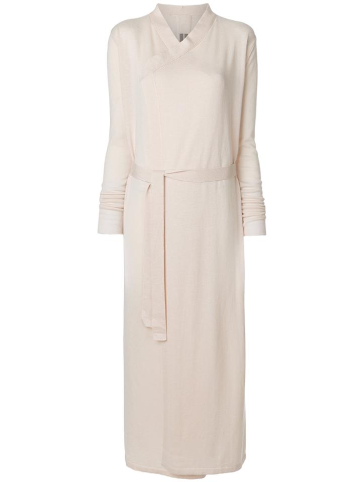 Rick Owens Longline Cardigan - Nude & Neutrals