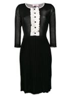 Blugirl Folies Contrast Shift Dress - Black